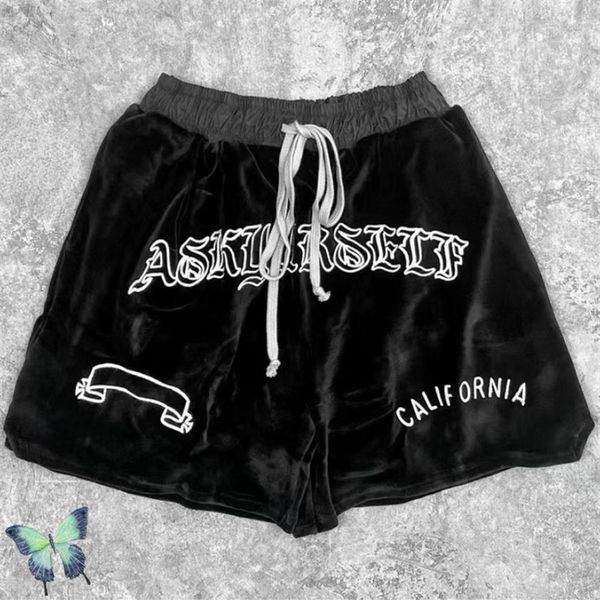 

shorts casual high street embroidery track short pants319f