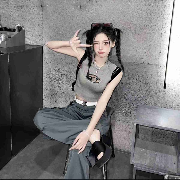 

tanksfashion women's t-shirt diesel oil designer t shirt tees womens letter print short sleeve round neck cotton2, White