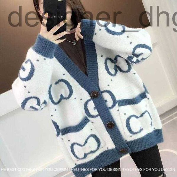 

women's sweaters designer2022gg new women's sweaters women spring autumn loose casual woman designer sweaters cardigan rws2, White;black