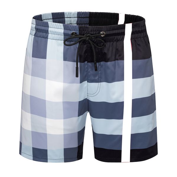 

designer men's shorts beach pants plaid stripe brand pure cotton fashion loose street suit quick-drying swimsuit short size large 3xl j, White;black