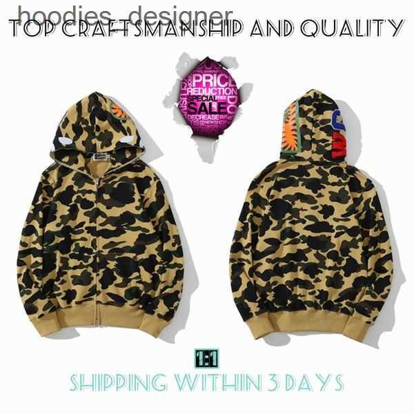 

hoodies designer craftsmanship mens hoodies designer men women shark hoodie jacket color grid camo sweatshirt fashion multicolor cotton hood, Black