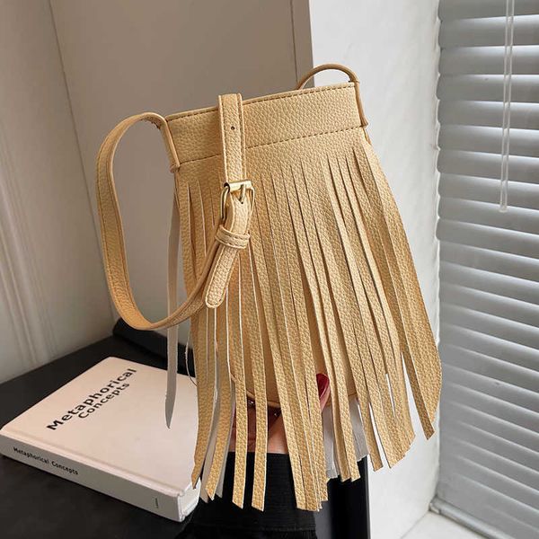 

evening bags foufurieux bohemian bag fringe tassel bags women's handbags frosted leather purse vintage women shoulder crossbody messeng