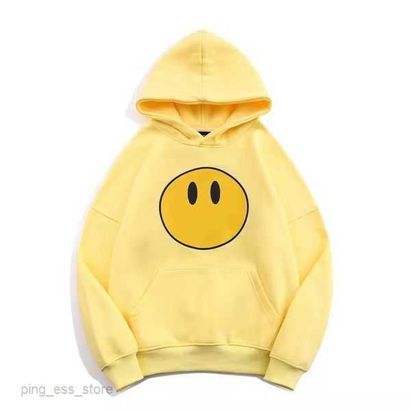 

men's hoodies & sweatshirts mens and drews printing house smile long hooded style winter sweater clothing asian size m-2xl 42, Black