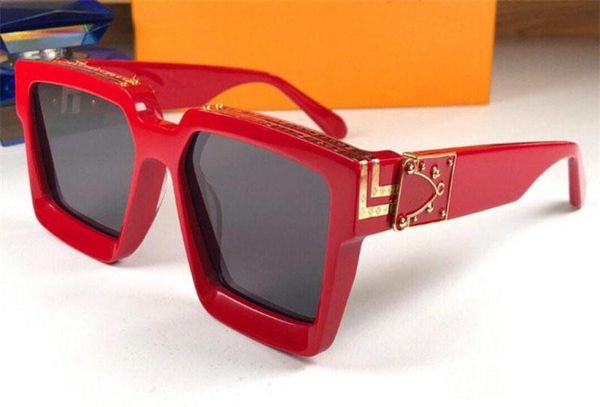 

2023 luxury millionaire m96006wn sunglasses full frame vintage designer sunglasses for men shiny gold logo sell gold plated to2948808, White;black