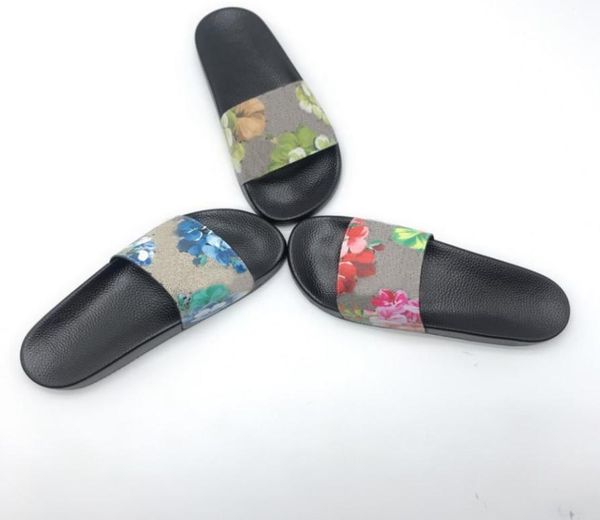 

new men women sandals shoes slippers pearl snake print slide 2022 fashion summer wide flat lady sandals slipper with box dust 9845264, Black