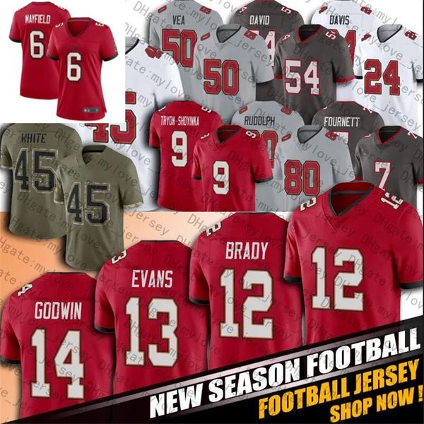 

custom baker mayfield tampas bayes football buccaneeres jersey mike evans devin white tom brady rob gronkowski nfluaak chris godwin jerseys