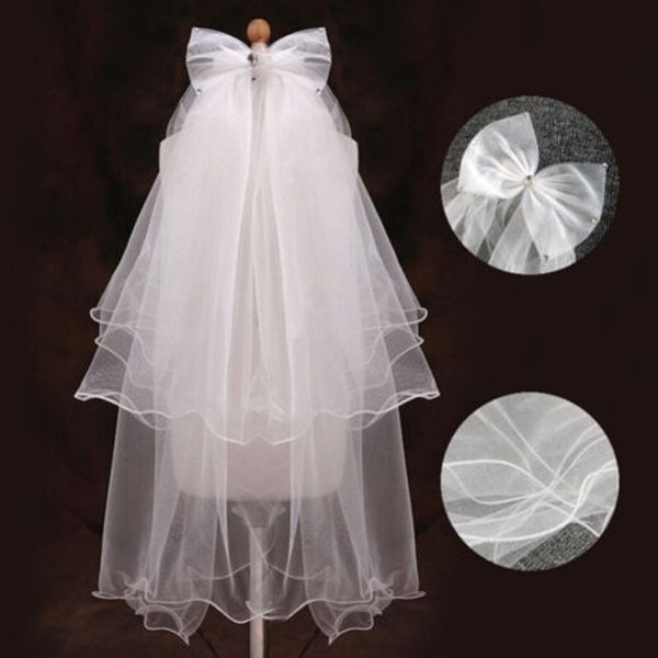 

white bridal lace veil on comb bride to be hen night bachelorette wedding party, Black