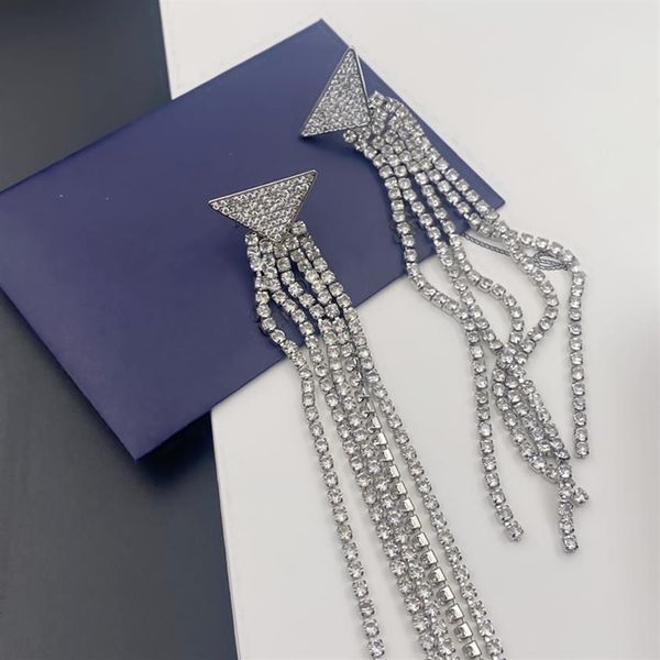 

charm fashion temperament designer letter tassel earrings stud luxury women earring female party wedding lovers gift engagement je187l, Golden