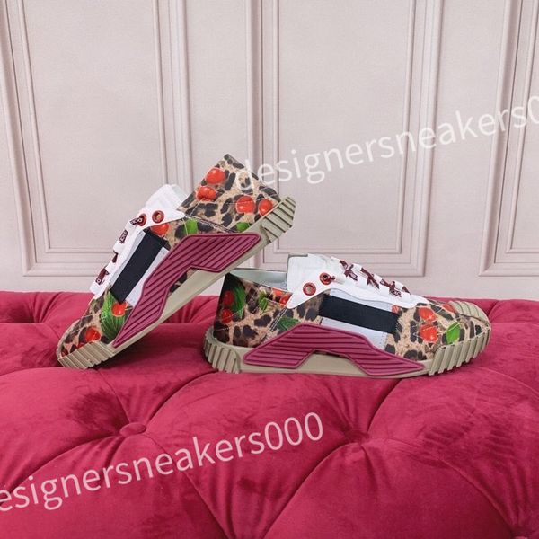 

2023 luxurys men designer shoes women leather high-sneakers low-platform trainers black white outdoor casual shoes, Red;white