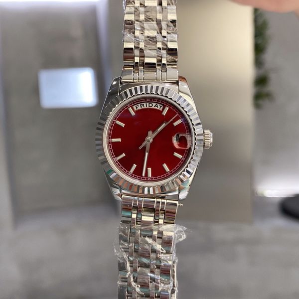 

sichu1 women's automatic watch 36mm 904l all stainless steel design mechanical watch super bright waterproof sapphire glass watch, Slivery;golden