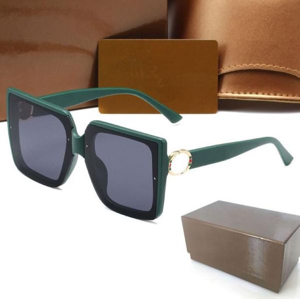 

womans sunglasses luxury mens sun glasses 6188 uv protection men designer eyeglass gradient metal hinge fashion women6079164, White;black