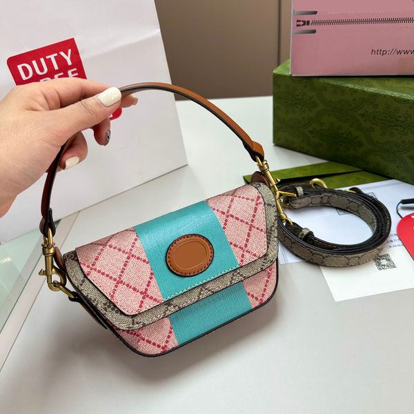 

designer pink totes womens crossbody bags vintage handbag classic letter printing shoulder bag fashion underarm leather handbags g luxury pu
