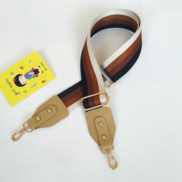 

new adjustable bag strap bags part accessories for handbags leather belt wide rainbow shoulder replacement purse strap299c, Black