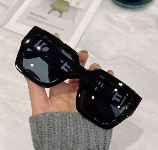 

2022 women designer sunglasses with round face and big face new uvproof makeup artifact womens y2204274871381, White;black