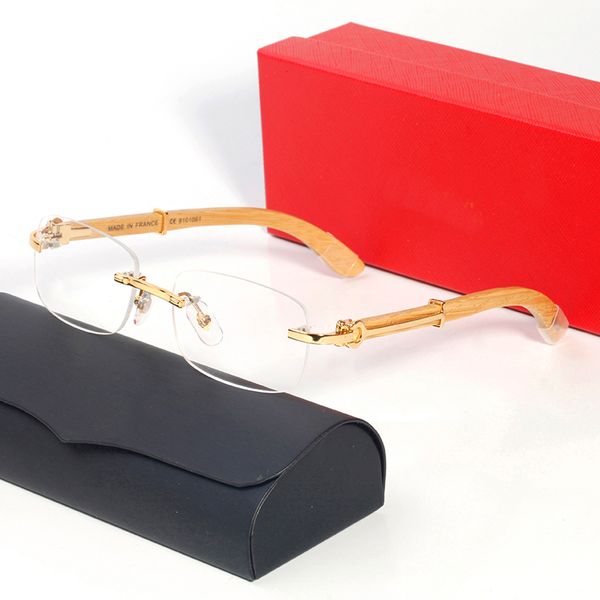 

man carti glasses sunglasses designer woman polarized sunglass vintage rimless curved metal fashion luxury brand driving beach eyeglasses lu, White;black