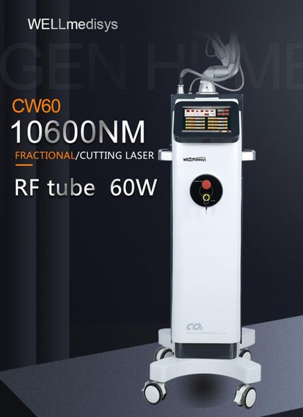 

directly effect 1060nm co2 fractional laser skin resurfacing stretch marks skin scars removal remove vaginal tightening machine with coheren, Black