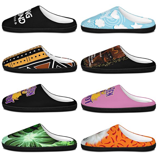 

diy Slippers Custom Slippers Customized Cotton Slippers Men Women Cotton Slippers fashionable antislip antiskid Warm Customized Patterns big Size 10399