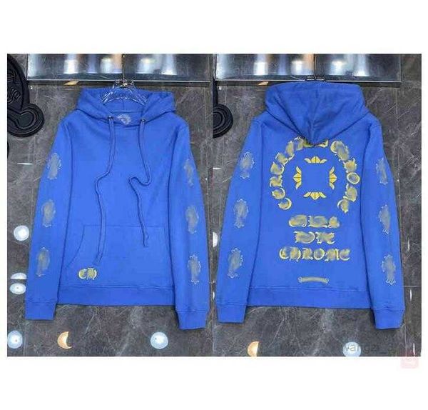 

hoodies & sweatshirts designer winter hoodie ch long sleeve jacket loose coat hooded hoody hip hop chromees hearts zip up oversize 7ji hkf0, Black