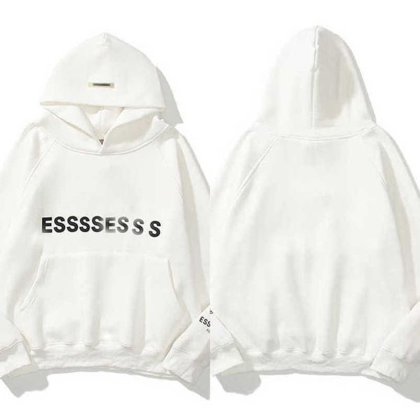 

classics men's luxury tracksuits essss entials sweatshirts letter hoodies men women sportswear hooded pant coat sweater pullover coupl, Black