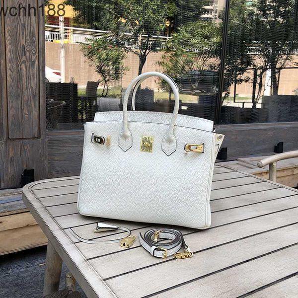 

pattern lychee women designer bags bags bag 2023 head handbag pure birkins soft lady's versatile shoulder ve5r