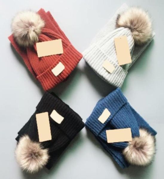 

fashion brand baby girls winter hat scarf warm scarf hat suit full knit hat children hats kids warm beanie suits5590539, Blue;gray