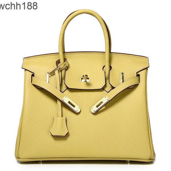 

designer bags pattern leather bag 2023 h birkins real family lychee large capacity togo women's one shoulder handbag 1bi2