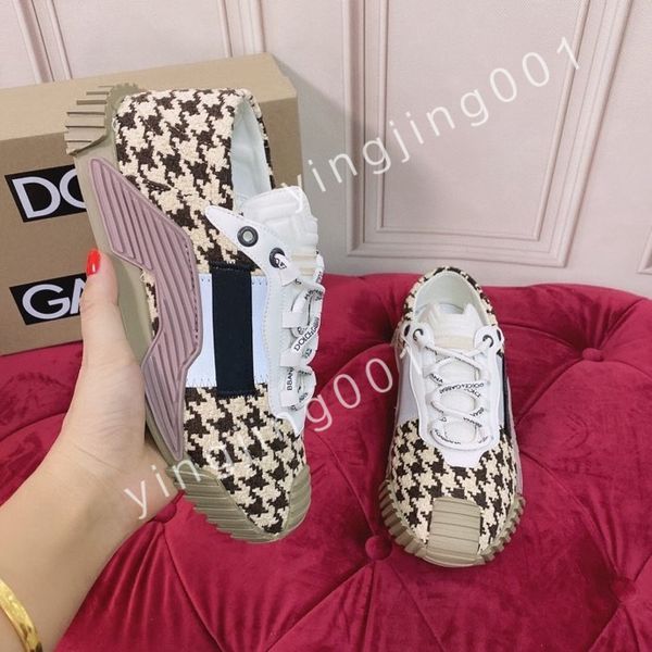 

new luxurys fashion men shoe designer women leather lace up platform sneakers white black mens womens casual shoes