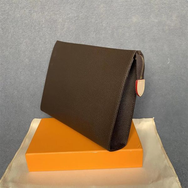 

47542 travel toiletry toilet pouch 26 cm protection beauty case wash bag women clutch monograms canvas leather waterproof men cosm239p
