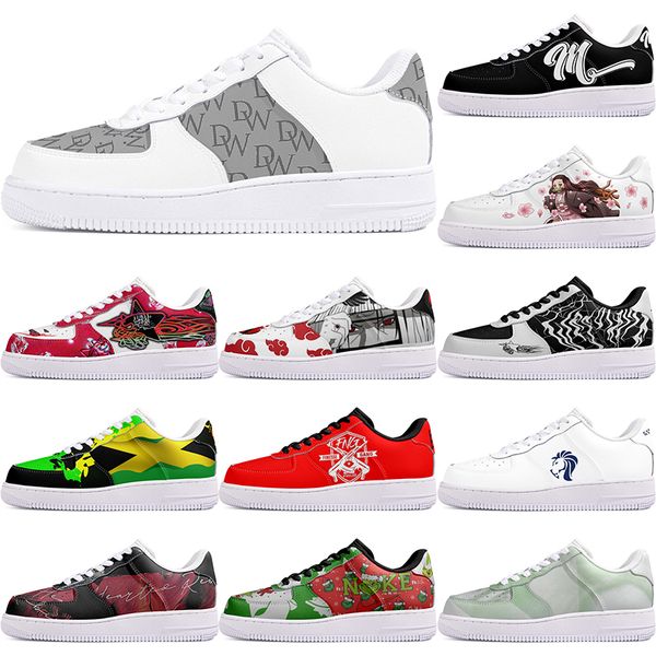 

DIY shoes winter comfortable autumn mens Leisure shoes one for men women platform casual sneakers Classic cartoon graffiti trainers comfortable sports 4395