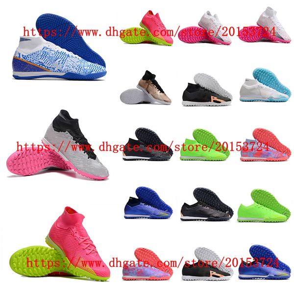 

2023 soccer shoes mens cleats vapores 15 academy ic indoor superfly 8 tf turf crampons de football boots