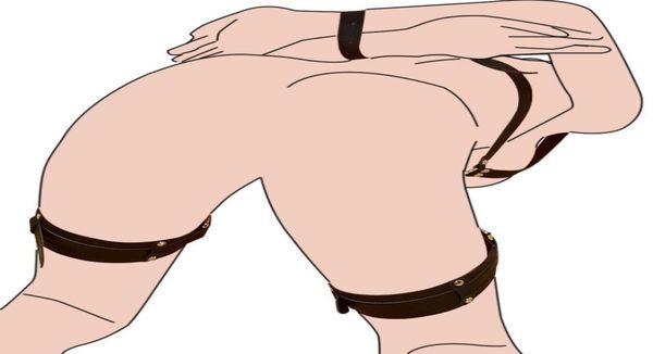 

massage bsdm bondage rope leather harness toys for women game outfit bra and leg suspenders straps garter belt accessori7656564