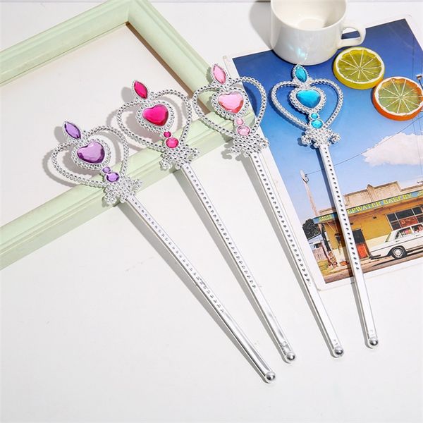 

children crown headbands kids magic stick girl princess crowns stage performance jewelry accessories lt365, Silver