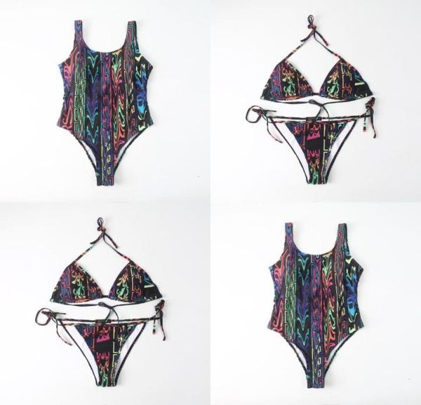 

2022 swimwear halter swim suit womens bikini wear female hollow monokini black bathing suit padded swimming solid bodysuit1863451