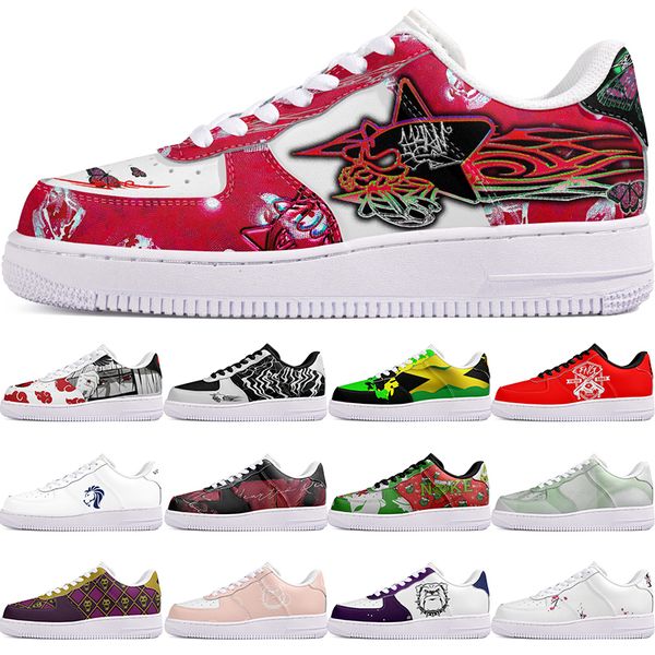 

DIY shoes winter comfortable autumn mens Leisure shoes one for men women platform lovely sneakers Classic cartoon graffiti trainers comfortable sports 3697