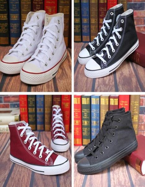

sell classic design man woman student low high canvas shoes8705373, Black