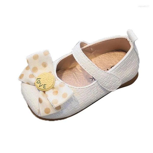 

athletic shoes cuzullaa baby children elegant polka dots butterfly -knot casual princess girls kids non -slip fashion sneakers size 15 -30, Black