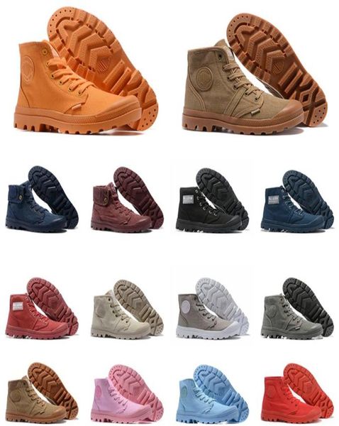 

new palladium pallabrouse men women boots half mens boots canvas sneakers casual shoe man antislip shoes 36458638917, Black