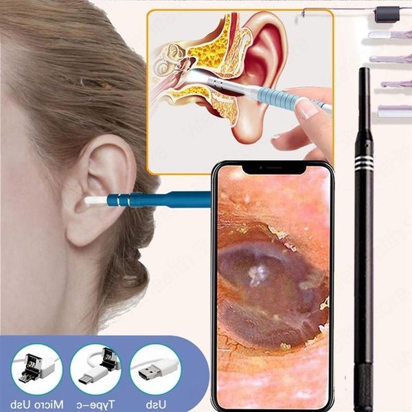 

other health beauty items ear cleaner endoscope camera otoscope for medical pick kit cleaning ear wax removal tool candle sticks e3240