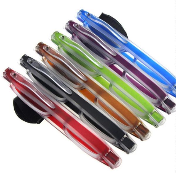 

ultralight portable 360 rotating folding reading glasses slim and clamp optical frame mini reading glasses 10pcslot diopter1005652693