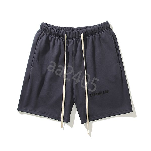 

23ss drawstring fleece shorts summer women men hip hop running shorts jogging short new color, White;black