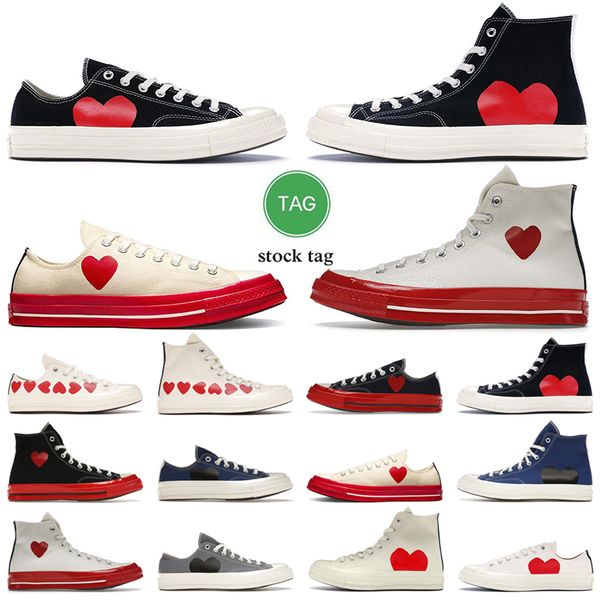 

designer classic casual men womens shoes sneakers play black egret red midsole grey white sneaker platform trainers shoe size 35-44