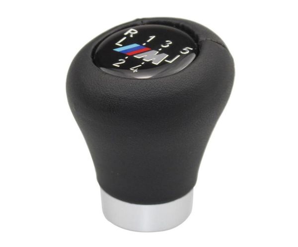 

bmw 56 speed gear knob quick change car shift lever handball leather head short knobs6793911