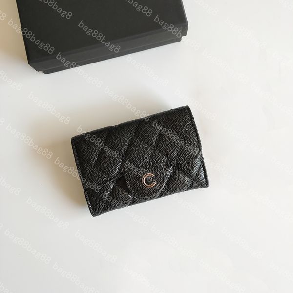 

classics mini coin purses wallets for womens classic designers luxurys short wallet fashion credit cards holder caviar sheepskin pocket bags, Red;black