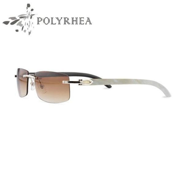 

whole sun glasses buffalo horn glasses men women sunglasses designer quality white inside black buffalo horn2955047, White;black