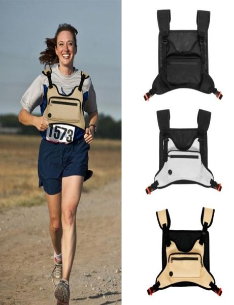 

outdoor bags men hiphop chest bag oxford tactical streetwear vest rig women functional waistcoat utility pack mj5016275