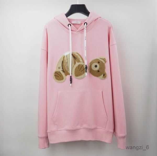 

men's hoodies & sweatshirts mens palm broken bear sweatshirt teddy trendy terry wear oversized loose long sleeve angels shirt sweater c, Black