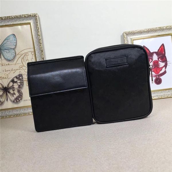 

two bag and waist bags leather women pack printed waistpacks for men314k