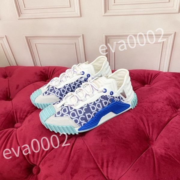 

new designer calfskin casual shoes reflective sneakers vintage leather trainers fashion platform leisure shoes lace-up tsneaker, Black