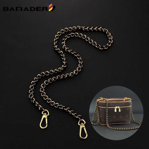

bamader bag chain strap accessories replacement brand bag belt purse chain straps bags strap shoulder bag handle accessories 21062297b, Black
