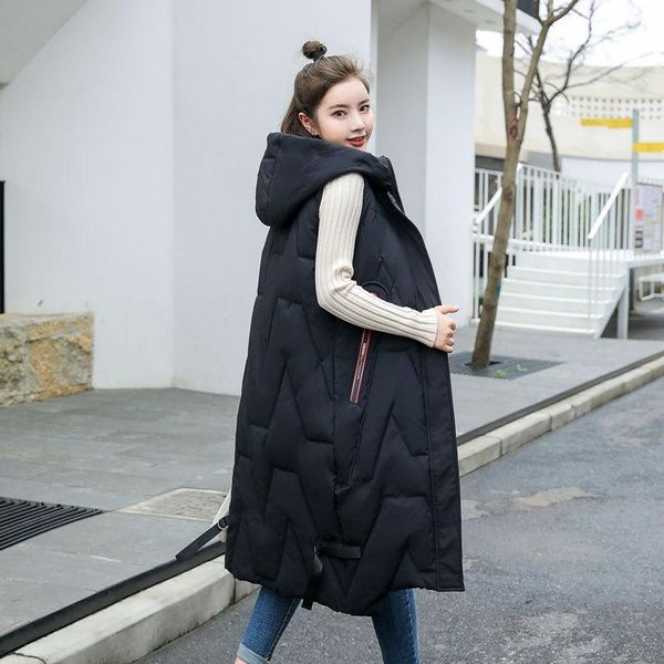 

leather 2022 new winter stand collar cottonpadded coat women qing012, Black